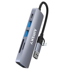 هاب 6 پورت AIRSKY USB3.0  مدل HC-13FL