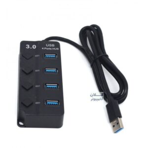 هاب 4 پورت کلید دار USB3.0 مدل 504