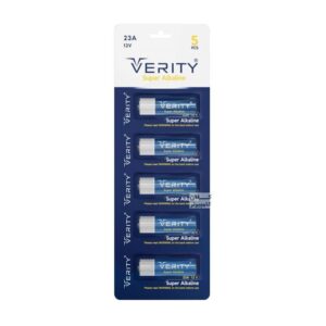 باتری 23A سوپرآلکالاین VERITY پک 5 عددی