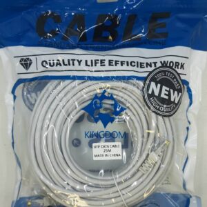 کابل شبکه 25 متری CAT6 برند KINGDOM
