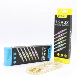 کابل AUX دی نت به طول 1 متر پکدار