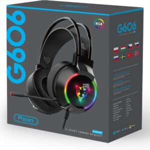 هدست با سیم USB 7.1 مخصوص بازی مدل G606