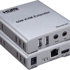 اکستندر HDMI و KVM تا 60 متر روی شبکه دارای قابلیت انتقال صدا