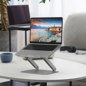 پایه نگهدارنده لپتاپ و تبلت آلومینیومی L5 مناسب لپتاپ های تا 15.6اینچ