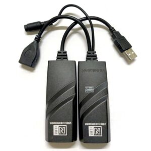اکستندر افزایش طول USB 2.0 با کابل شبکه ونتولینک تا 100 متر