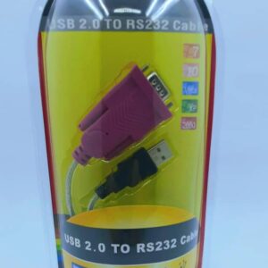 کابل تبدیل USB به COM ( سریال یا ۹ پین ) RS232 کینگ دام