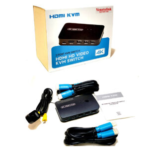 کی وی ام سوییچ 2 پورت دستی HDMI مدل HK-201
