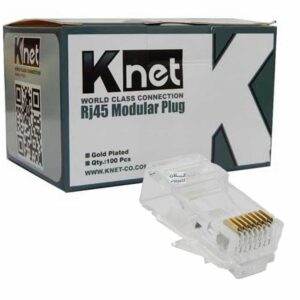 سوکت شبکه کی نت K-net Rj45 Cat6 UTP