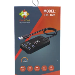 هاب 5 پورت usb3.0مدل hk22