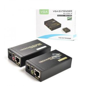 اکستندر افزایش طول VGA با کابل شبکه تا 100 متر