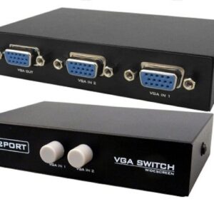 دیتا سوییچ دو پورت VGA برند کینگ دام